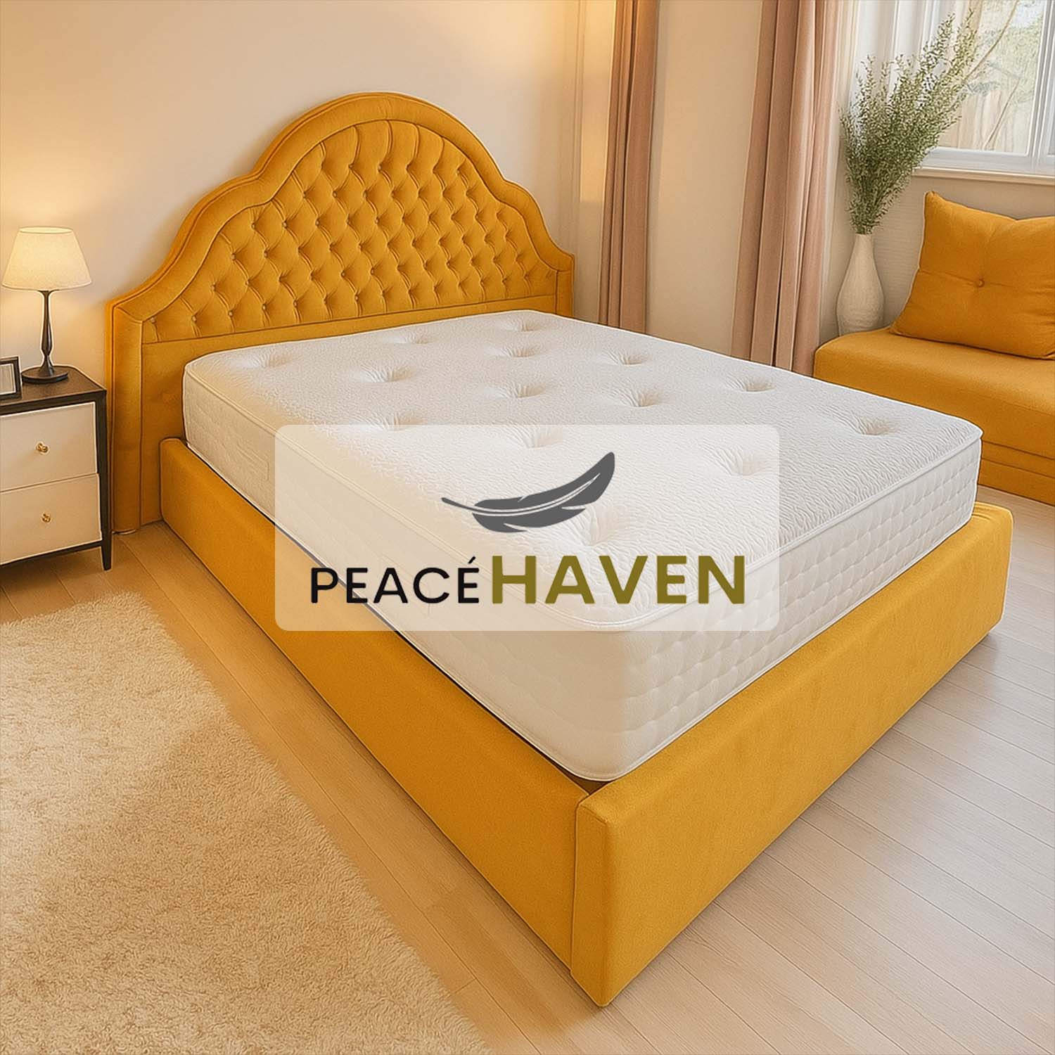 Edwardian Chesterfield Headboard Bed