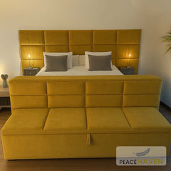 Frach Rahty Modern Panelled Bed
