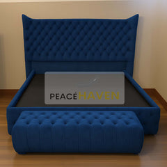 Kensington Tufted Wingback Bed