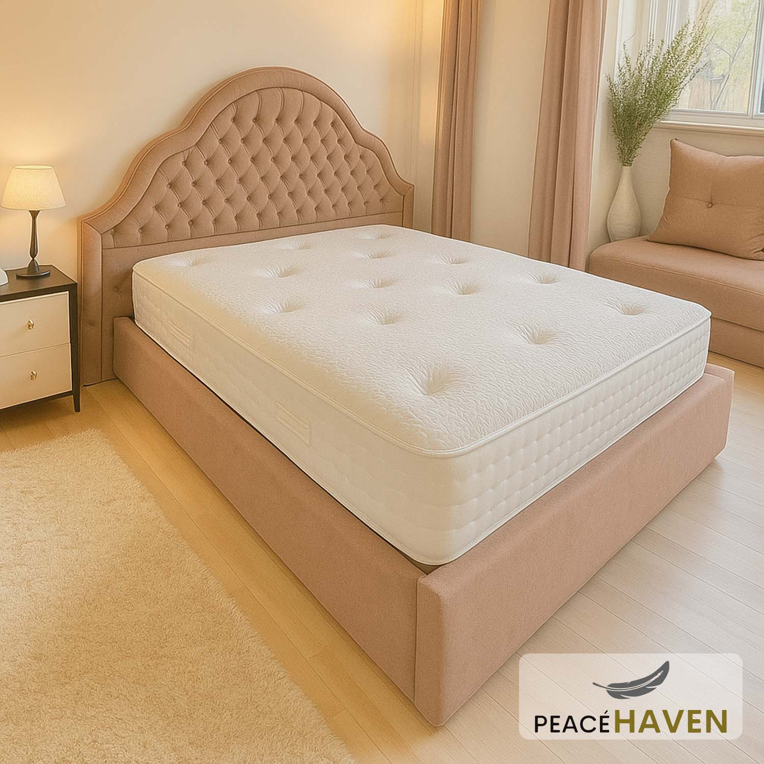 Edwardian Chesterfield Headboard Bed