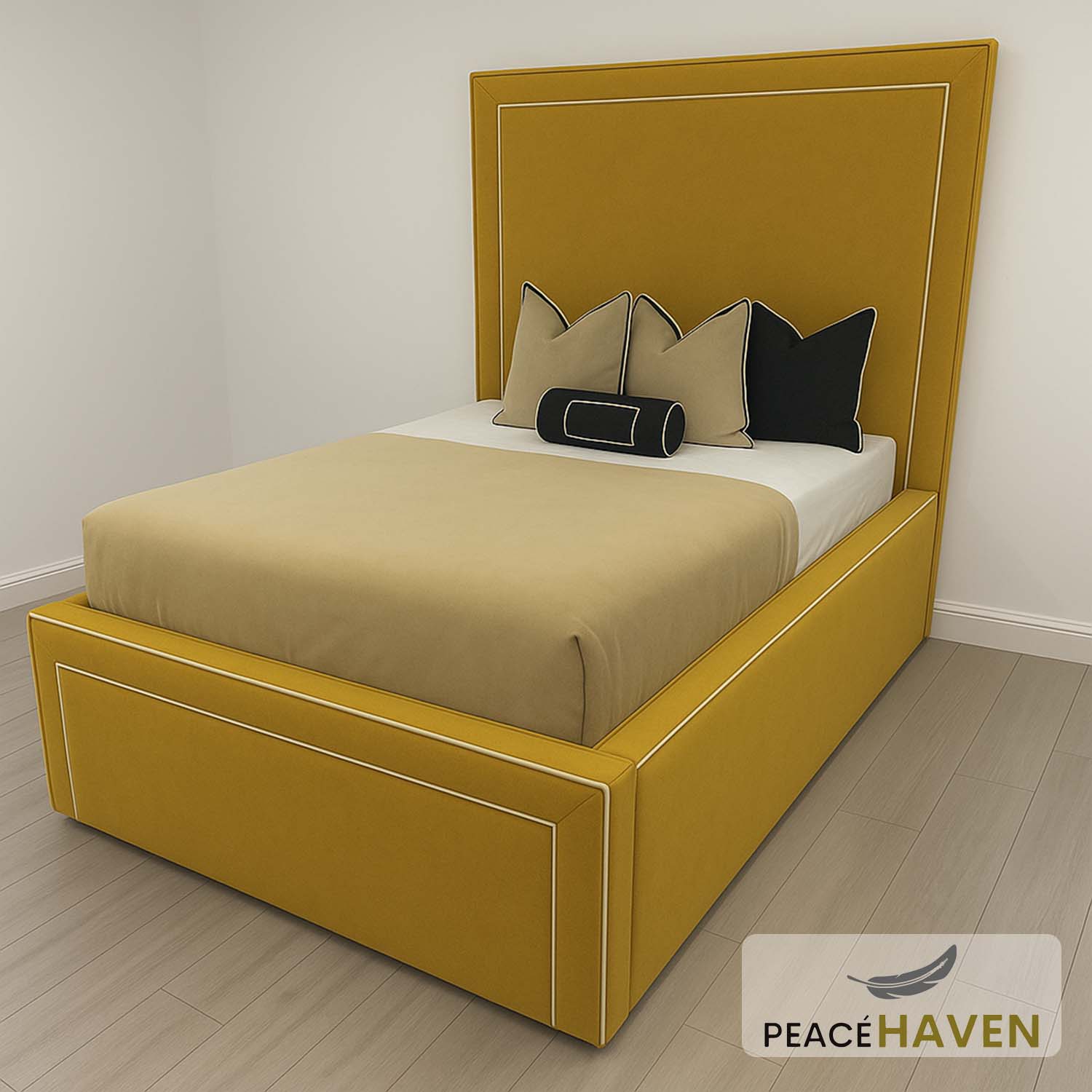 Emerson Contrast Piping Bed