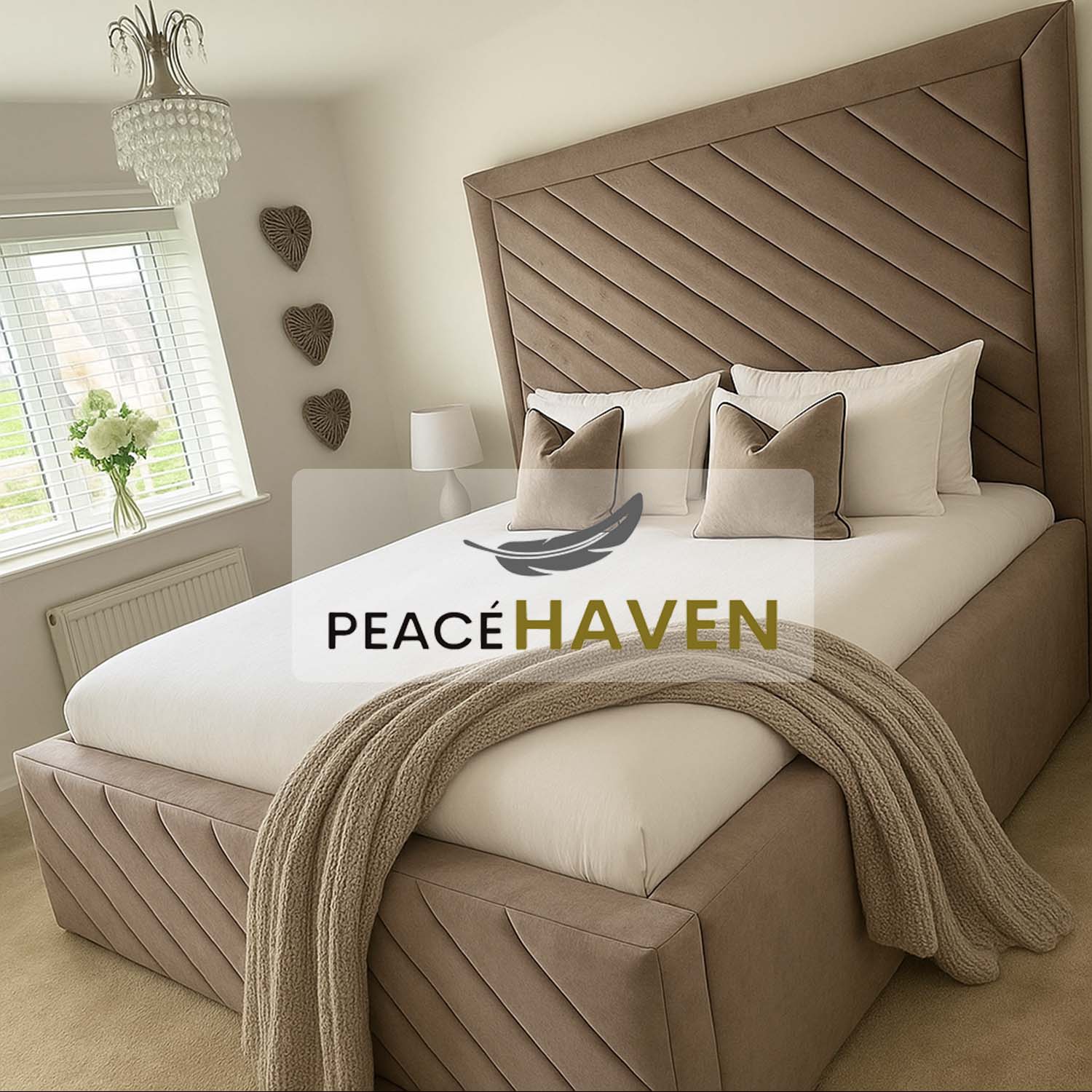 Contemporary Soft-Touch Bed