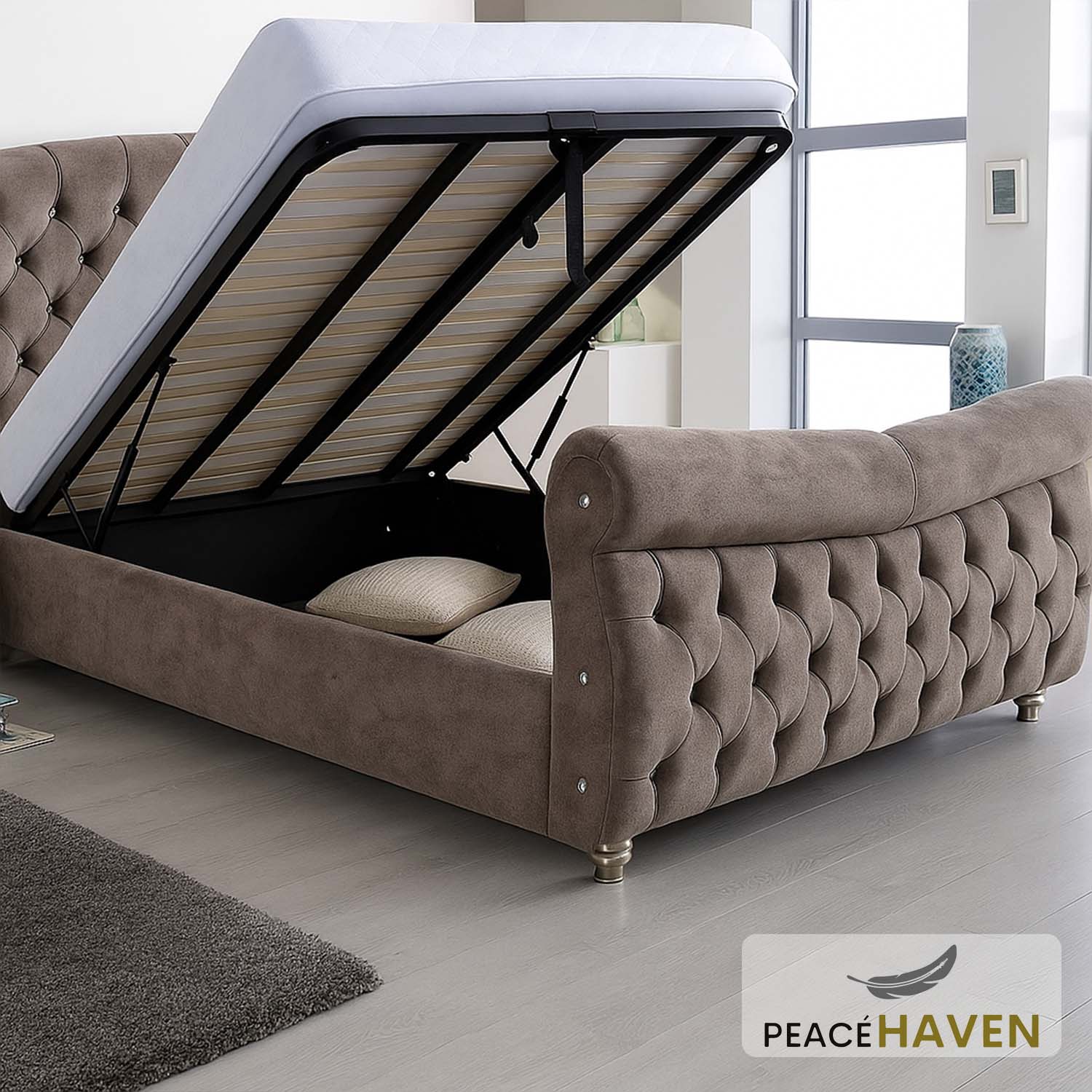 Paris Upholstered Bed Frame