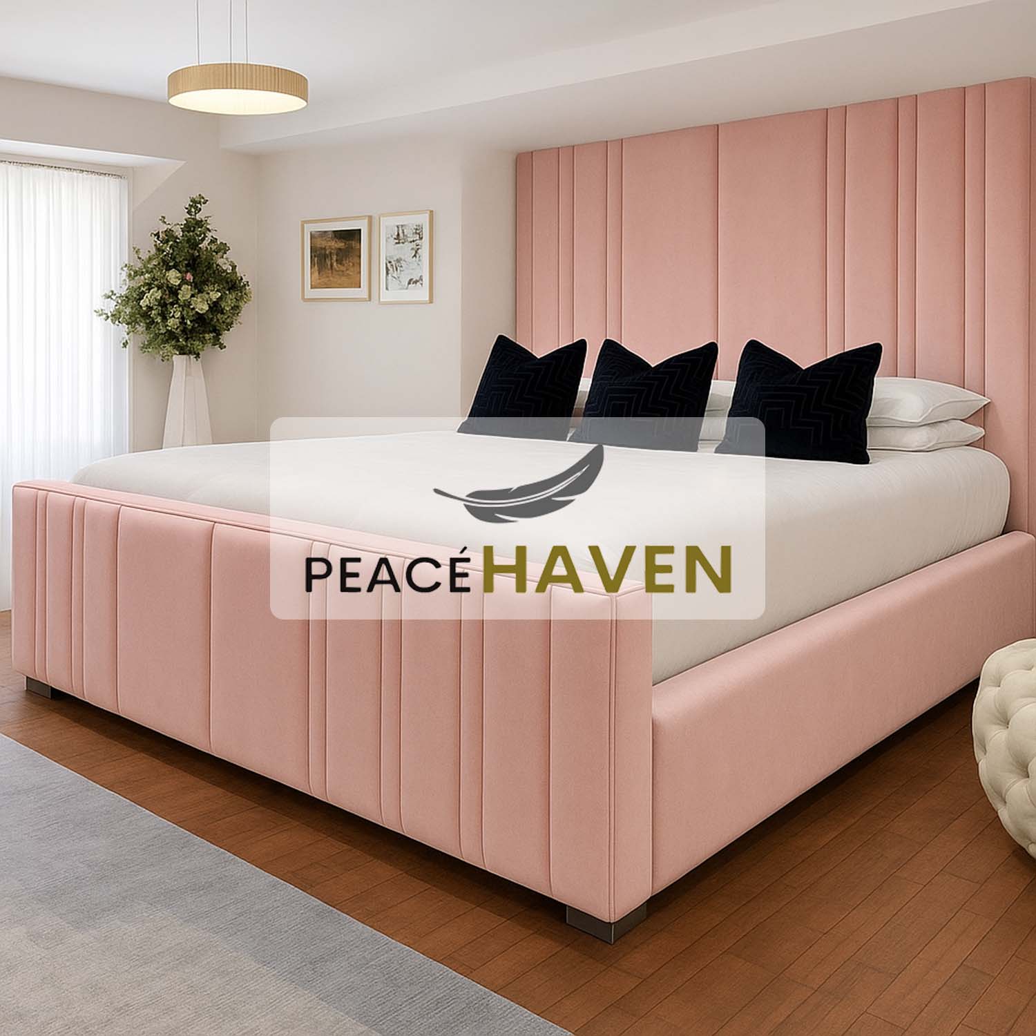 Lucy Bed Frame Vertical Panel
