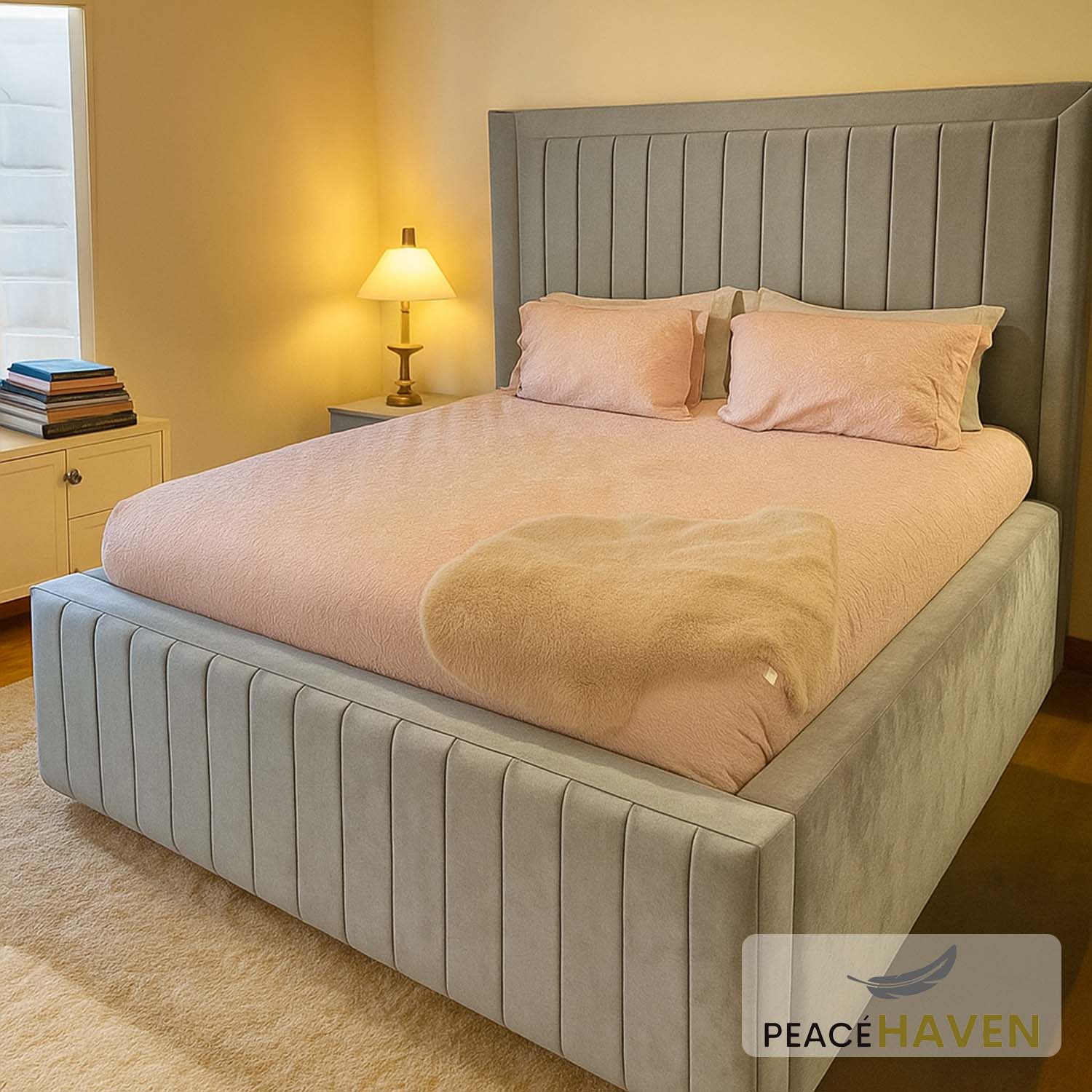 Sorella Vertical Channel Headboard & Footboard Bed