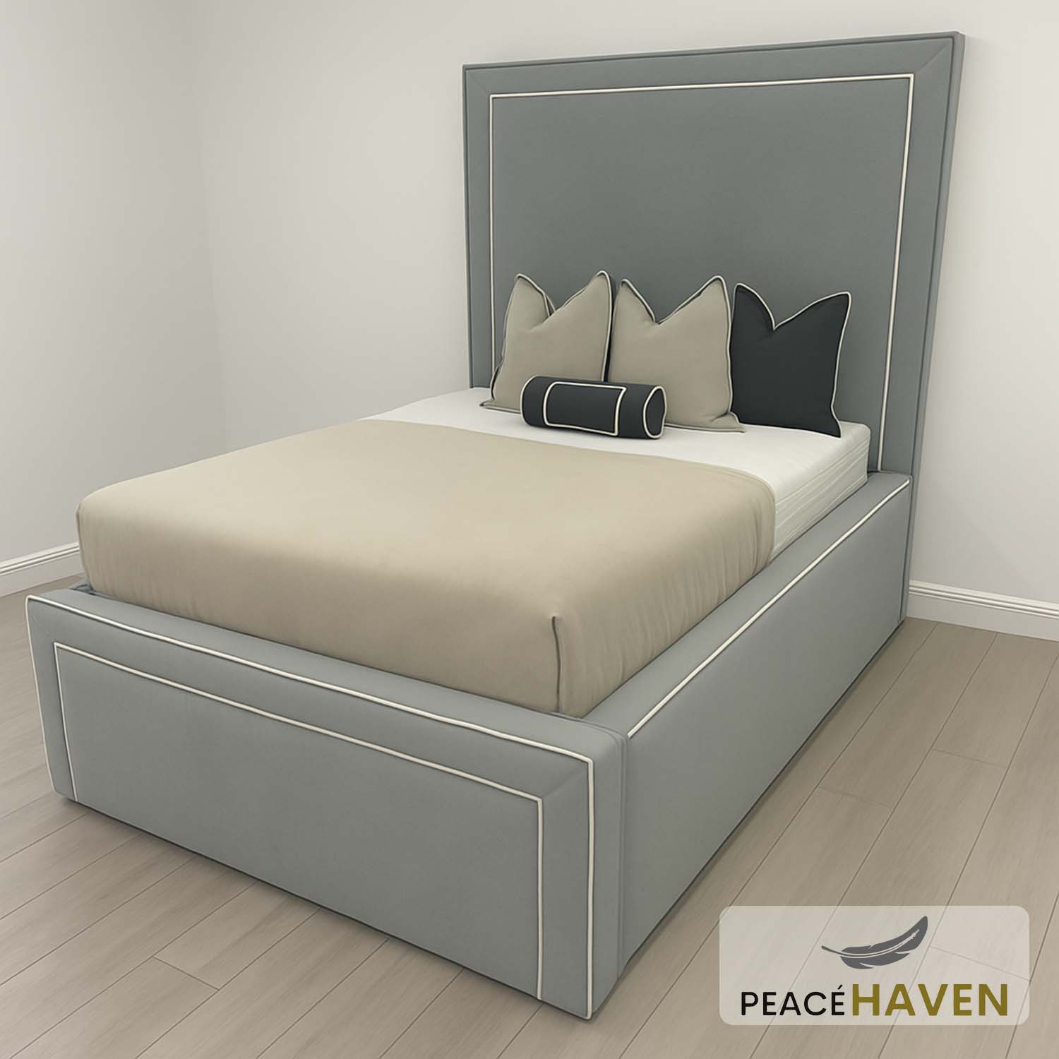 Emerson Contrast Piping Bed