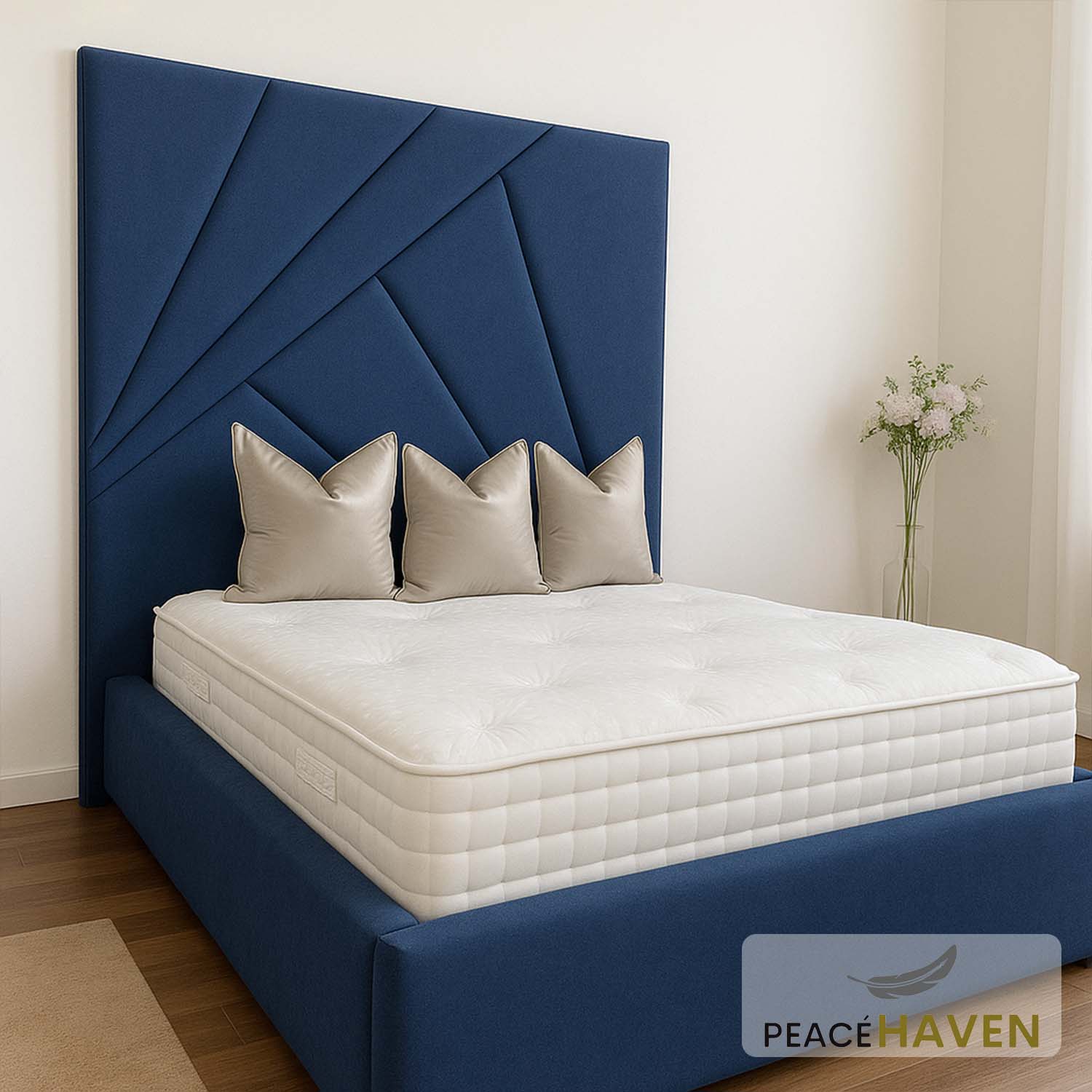 Eastcliffe Sculpted Sunburst Headboard Bed