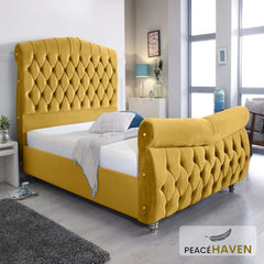 Upholstered Bed Frame – Paris Design