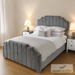 Charlotte Bed – Sculpted Panel Bed