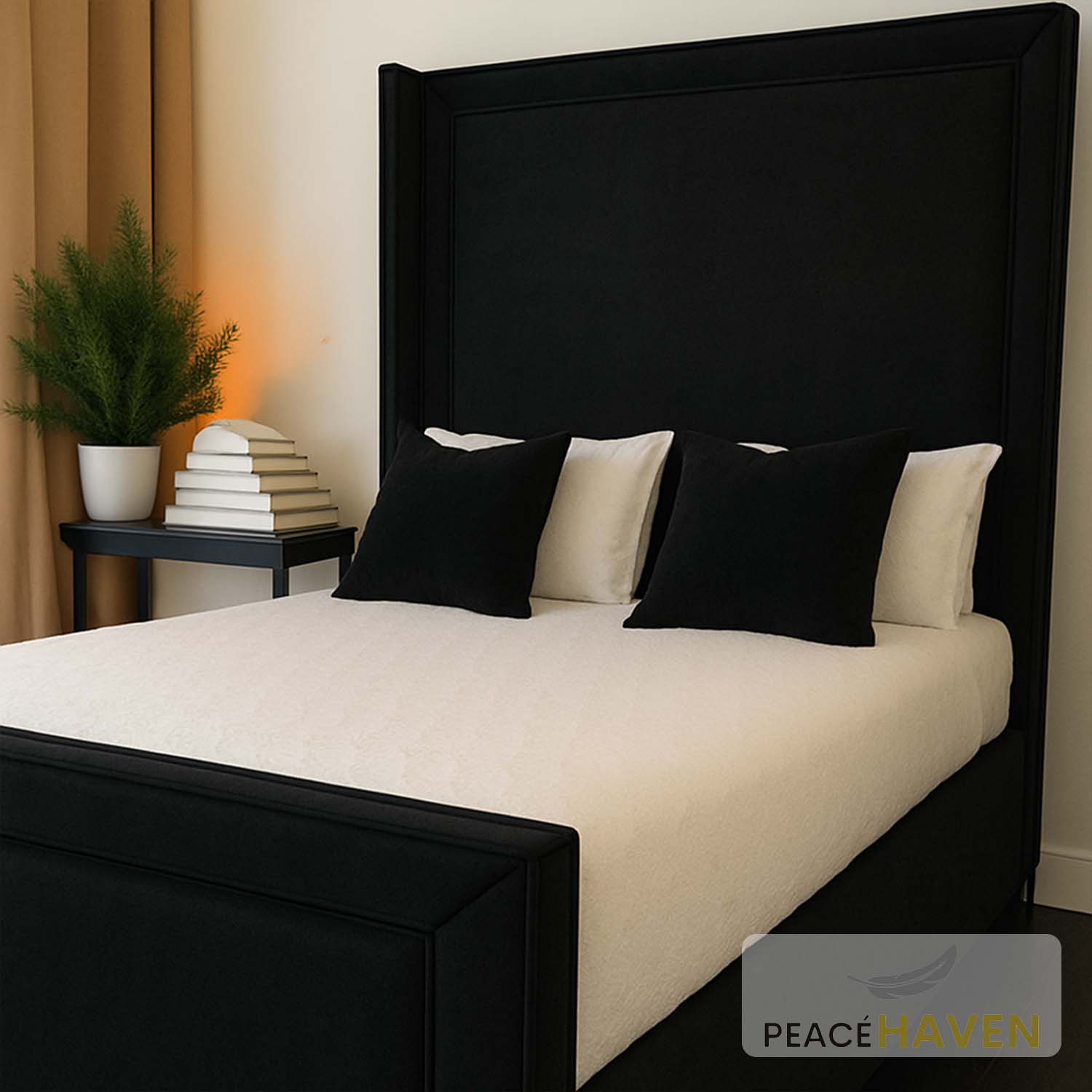 Ellie Wingback Frame Bed