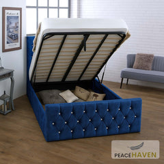 Orion Upholstered Ottoman Bed