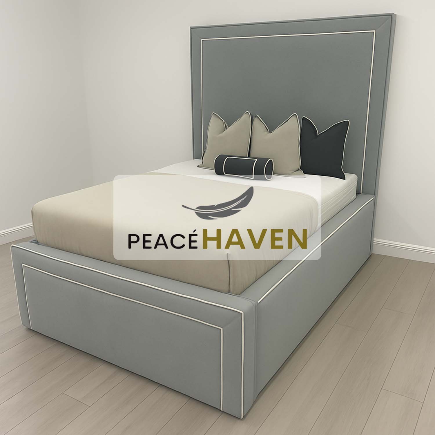 Emerson Contrast Piping Bed