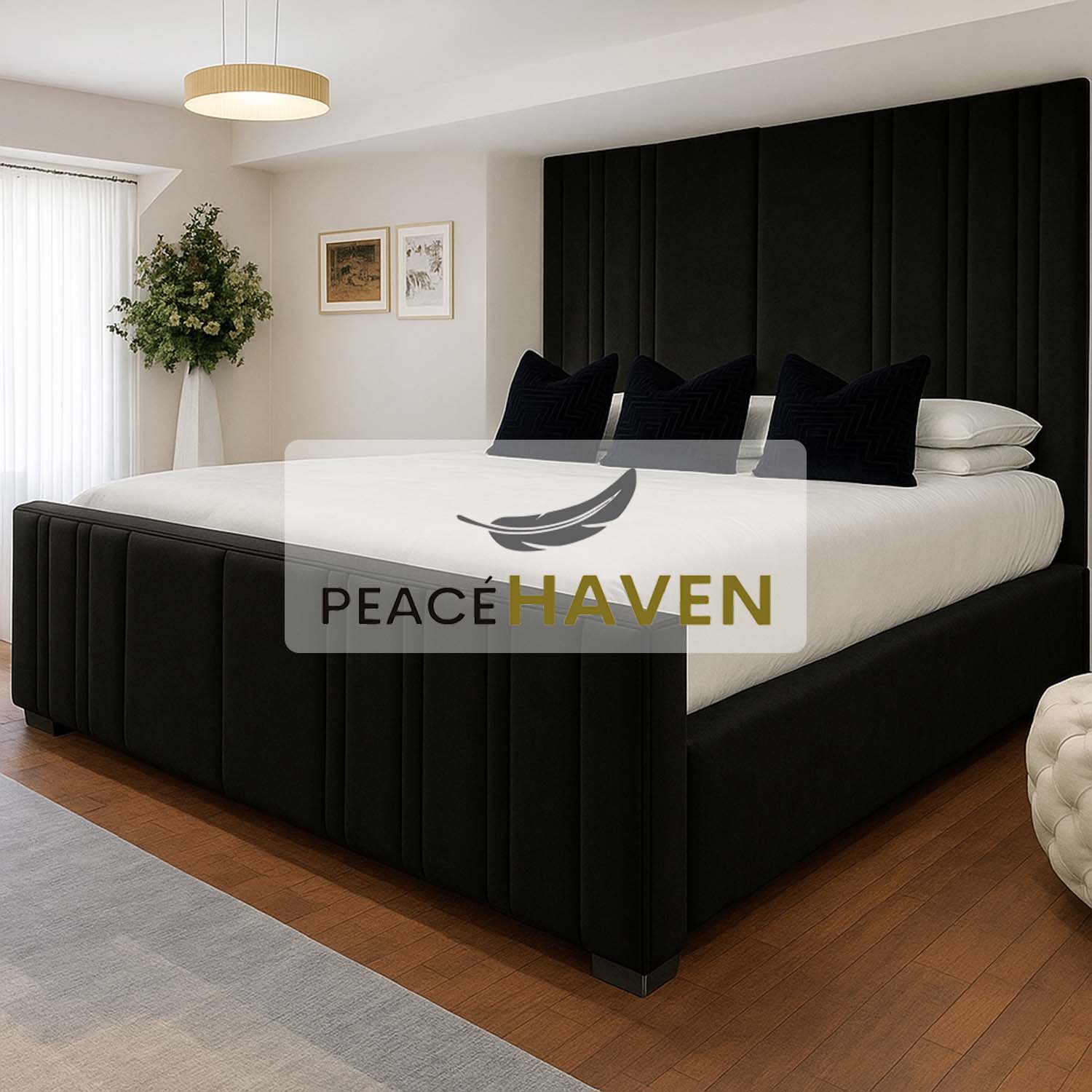 Lucy Bed Frame Vertical Panel
