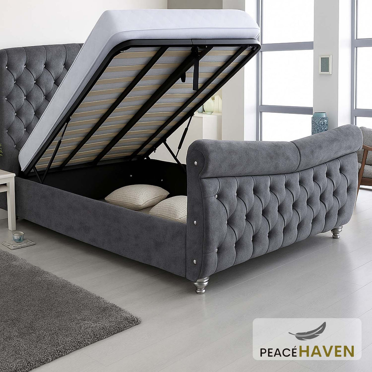 Paris Upholstered Bed Frame