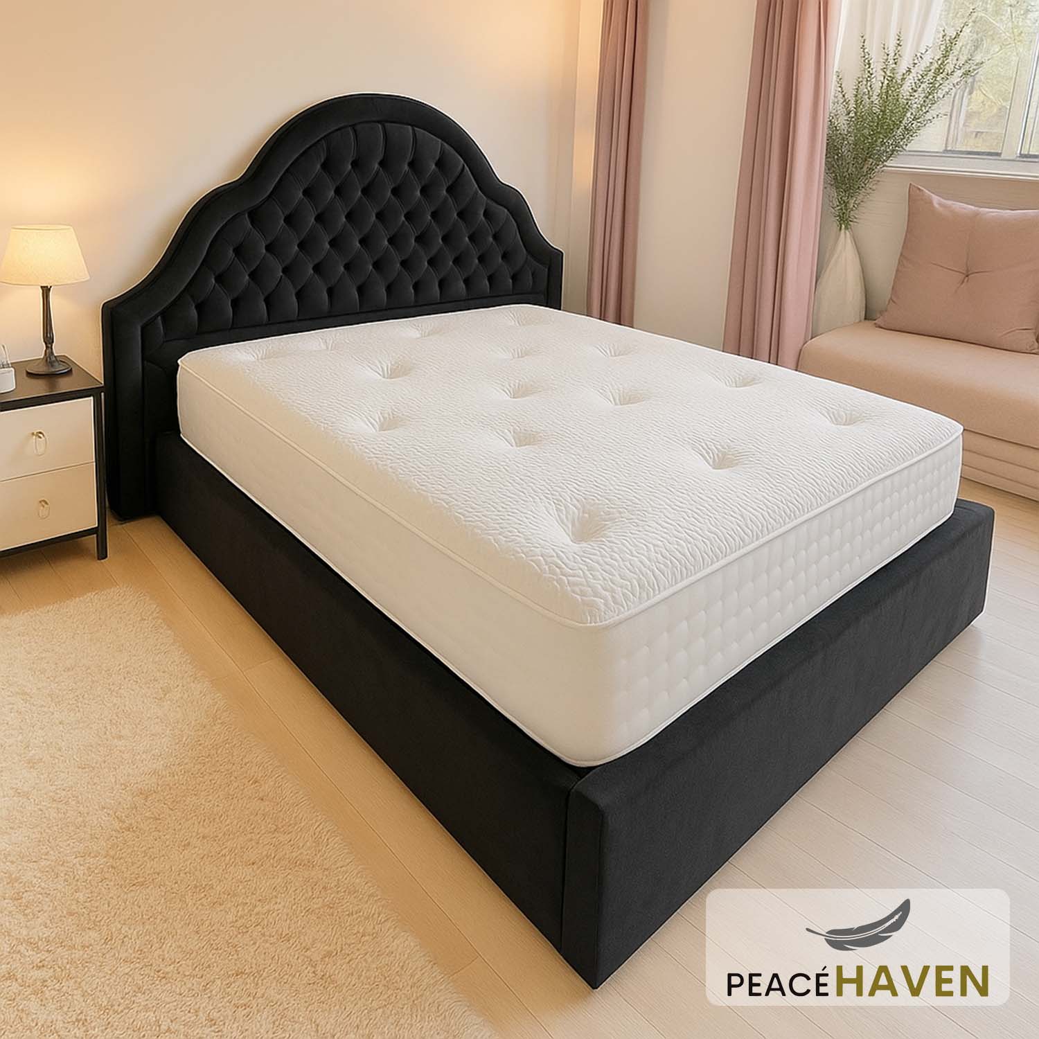 Edwardian Chesterfield Headboard Bed