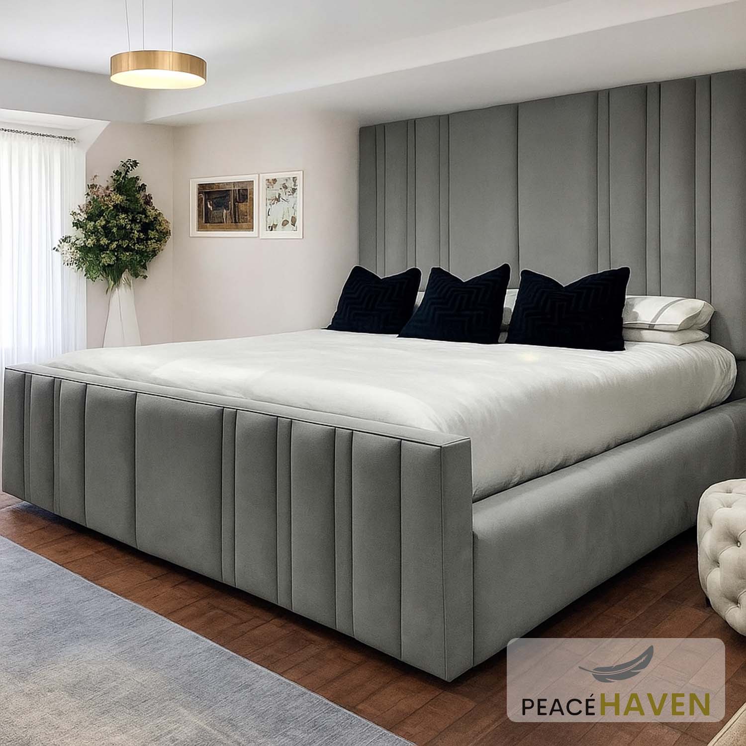 Lucy Bed Frame Vertical Panel