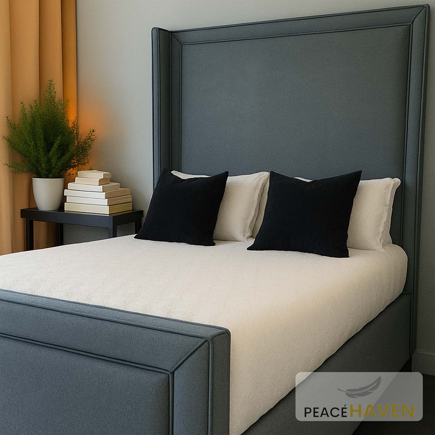 Ellie Wingback Frame Bed