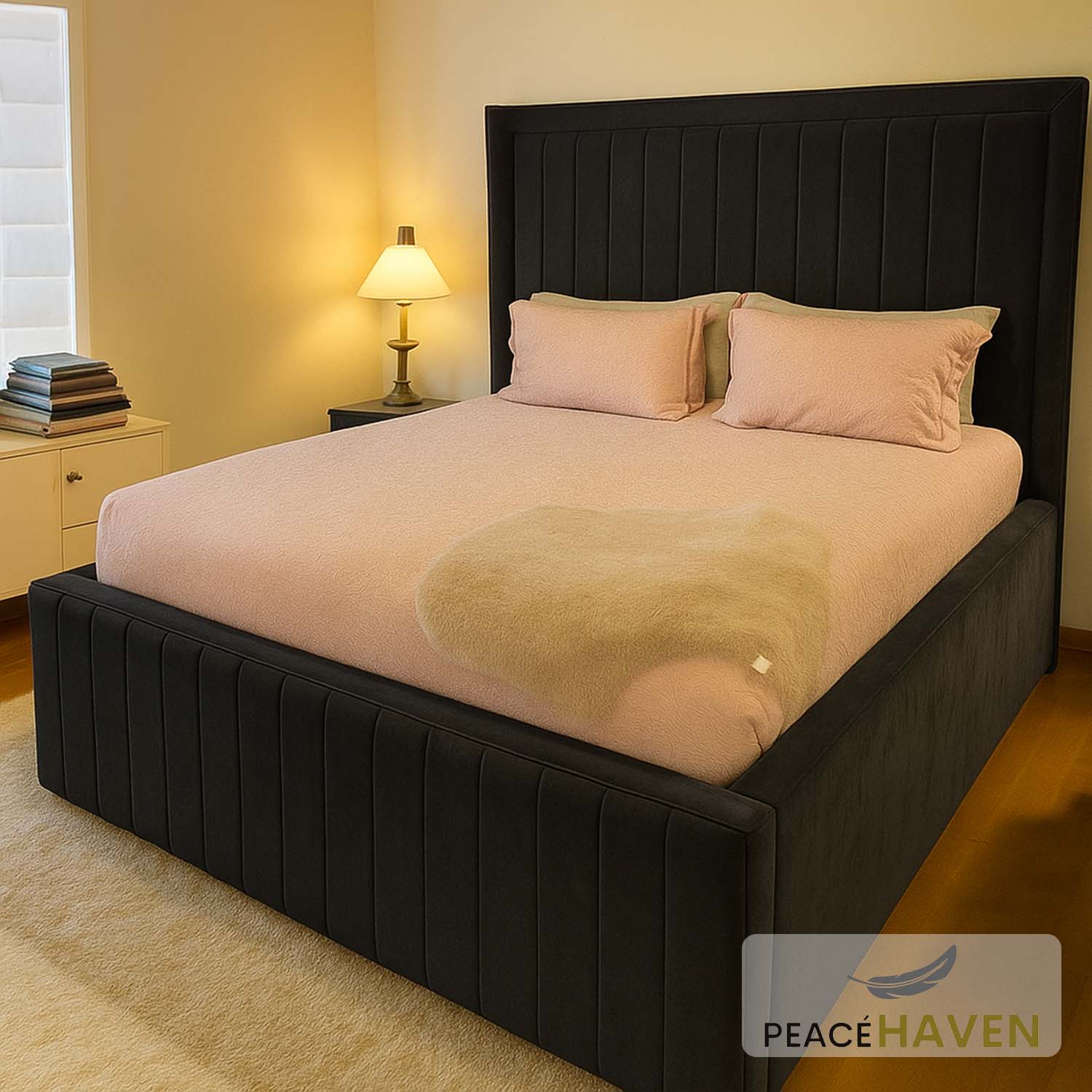 Sorella Vertical Channel Headboard & Footboard Bed