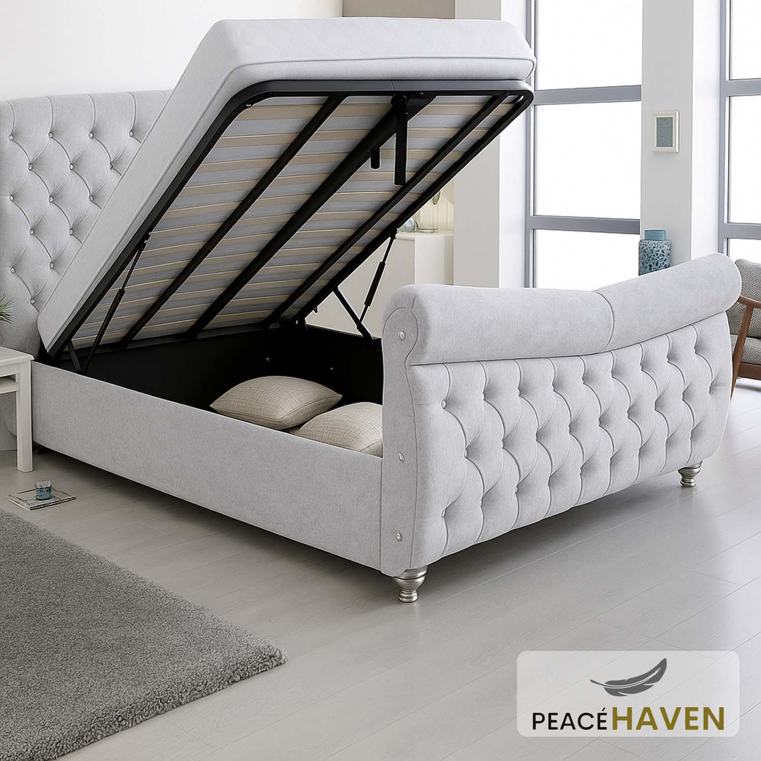 Paris Upholstered Bed Frame
