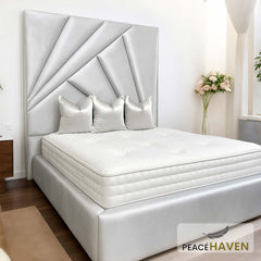 Eastcliffe Sculpted Sunburst Headboard Bed