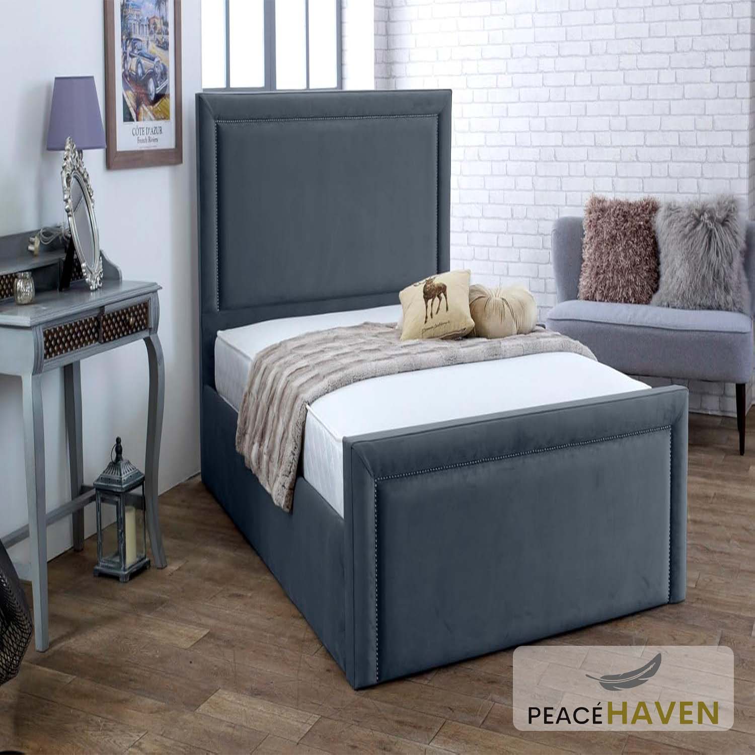 Mia Upholstered Ottoman Bed Frame