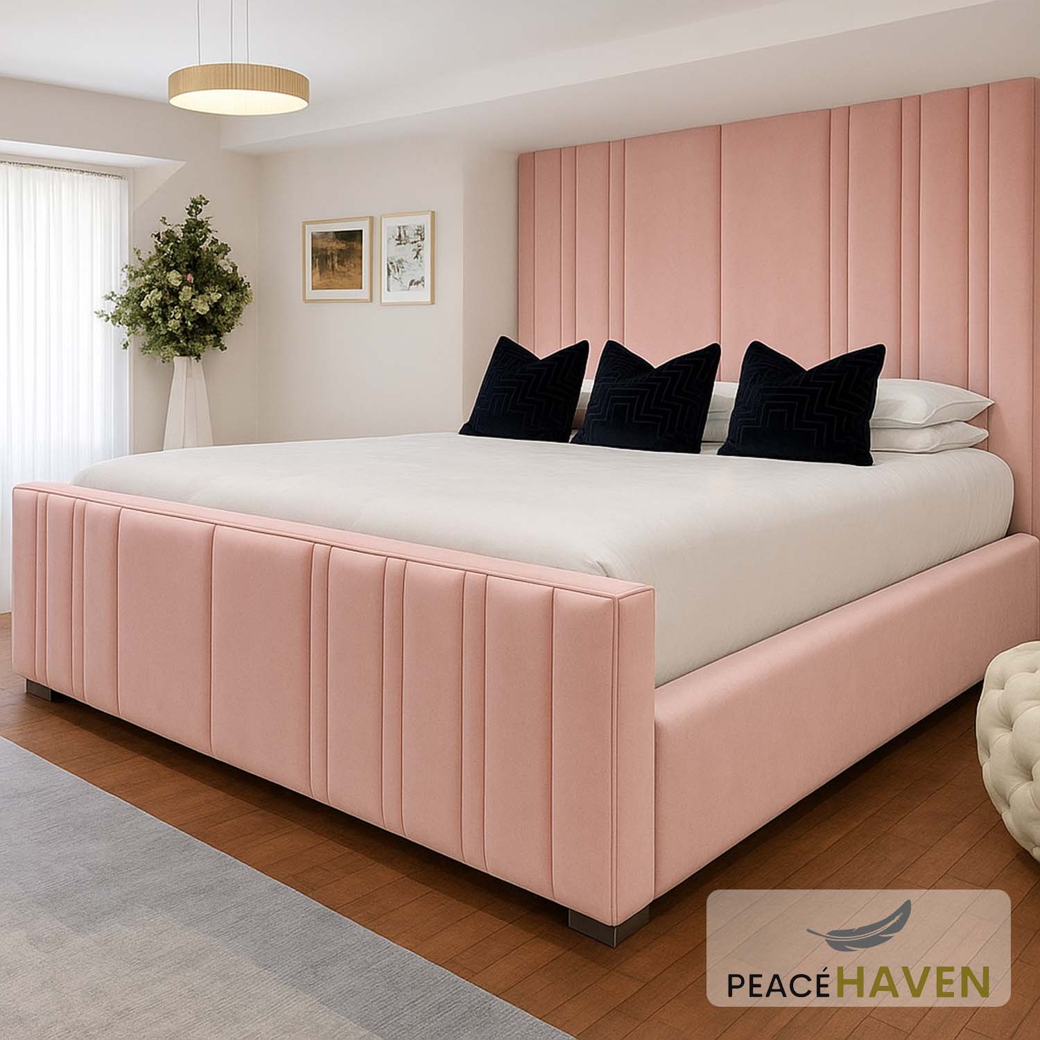 Lucy Bed Frame Vertical Panel