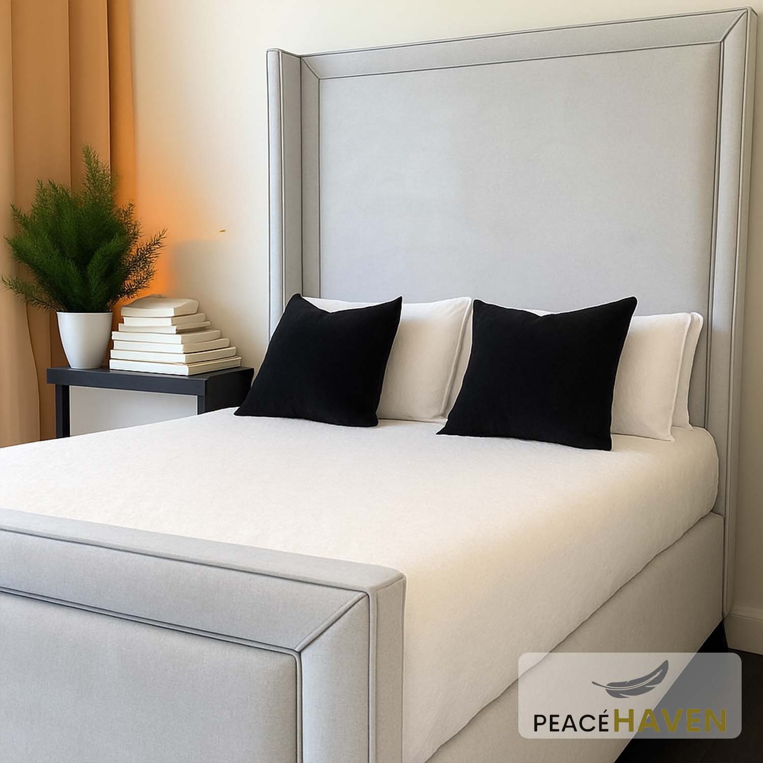 Ellie Wingback Frame Bed