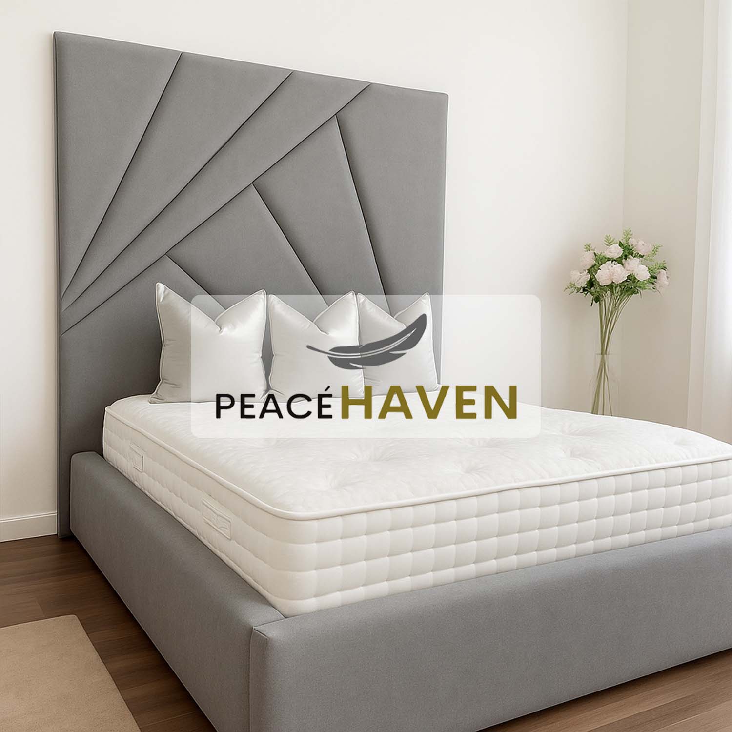 Eastcliffe Sculpted Sunburst Headboard Bed
