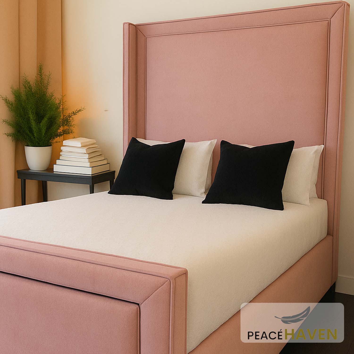 Ellie Wingback Frame Bed