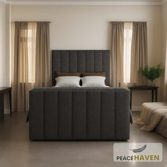 Malibu TV Bed Frame Vertical Panel Design