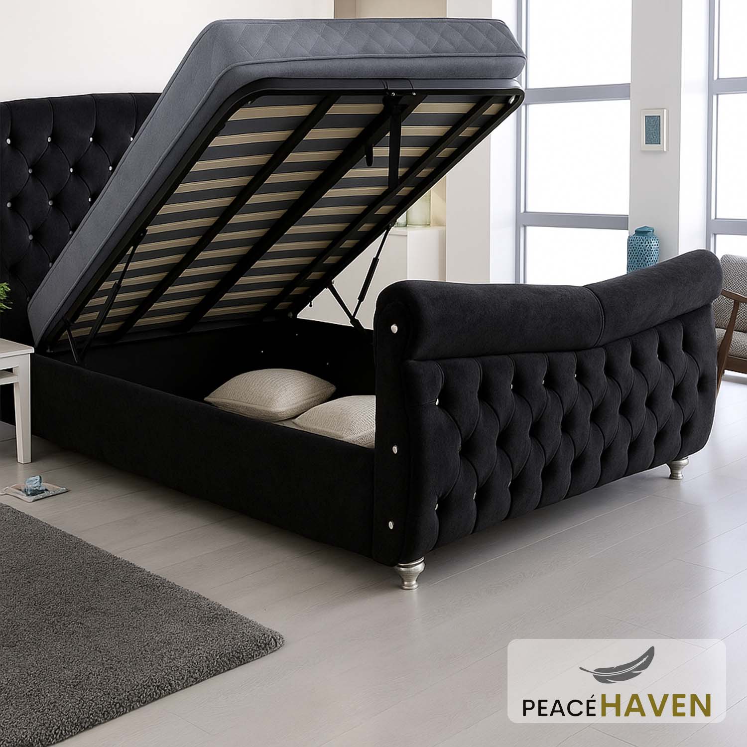 Paris Upholstered Bed Frame