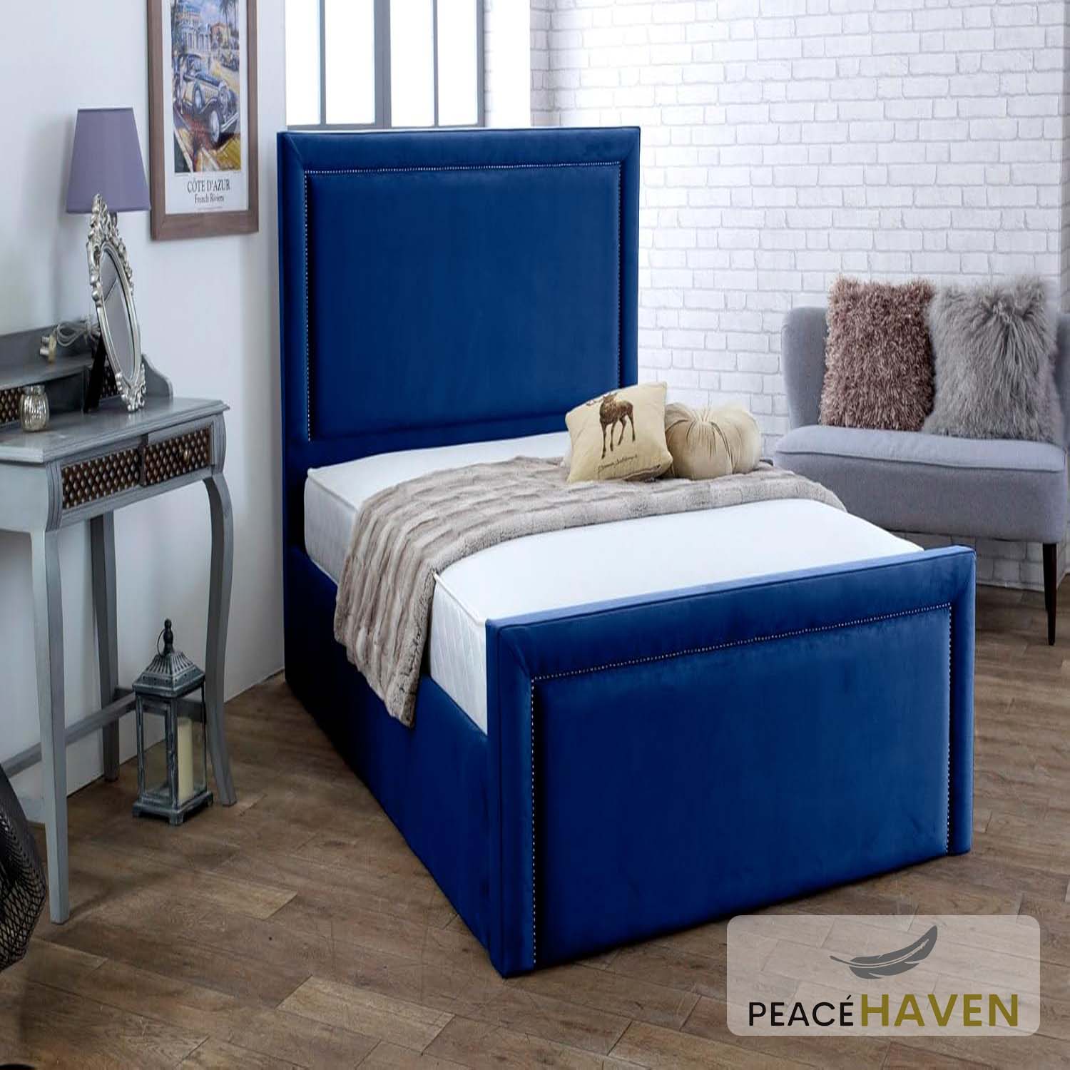 Mia Upholstered Ottoman Bed Frame