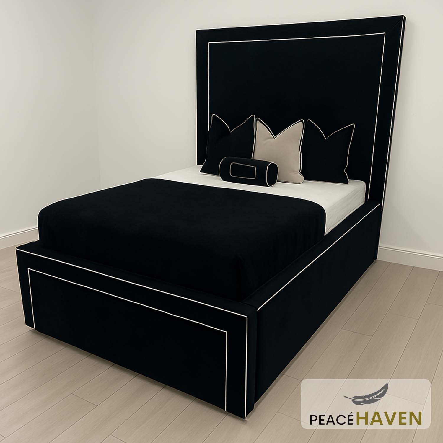 Emerson Contrast Piping Bed