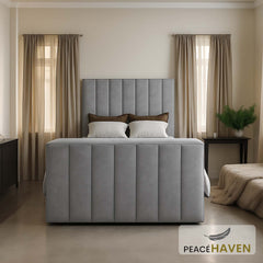 Malibu TV Bed Frame Vertical Panel Design
