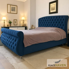 Winchester Chesterfield Sleigh Bed