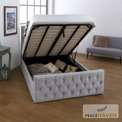 Orion Upholstered Ottoman Bed