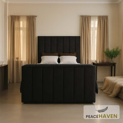 Malibu TV Bed Frame Vertical Panel Design