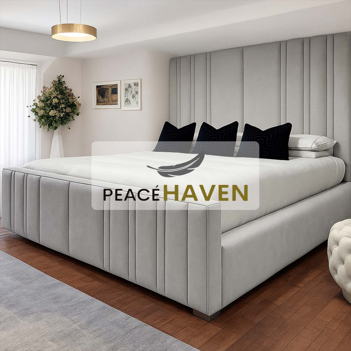 Lucy Bed Frame Vertical Panel