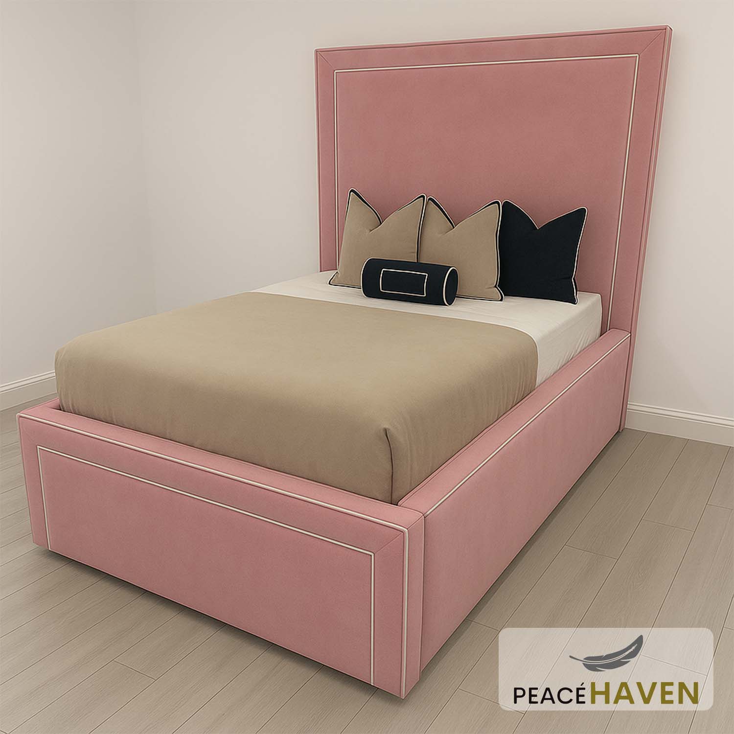 Emerson Contrast Piping Bed