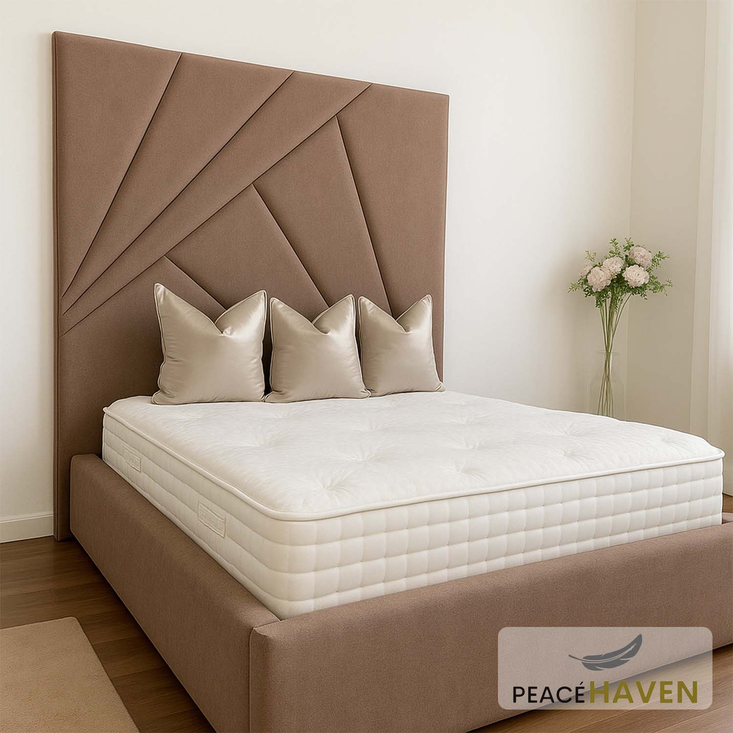 Eastcliffe Sculpted Sunburst Headboard Bed