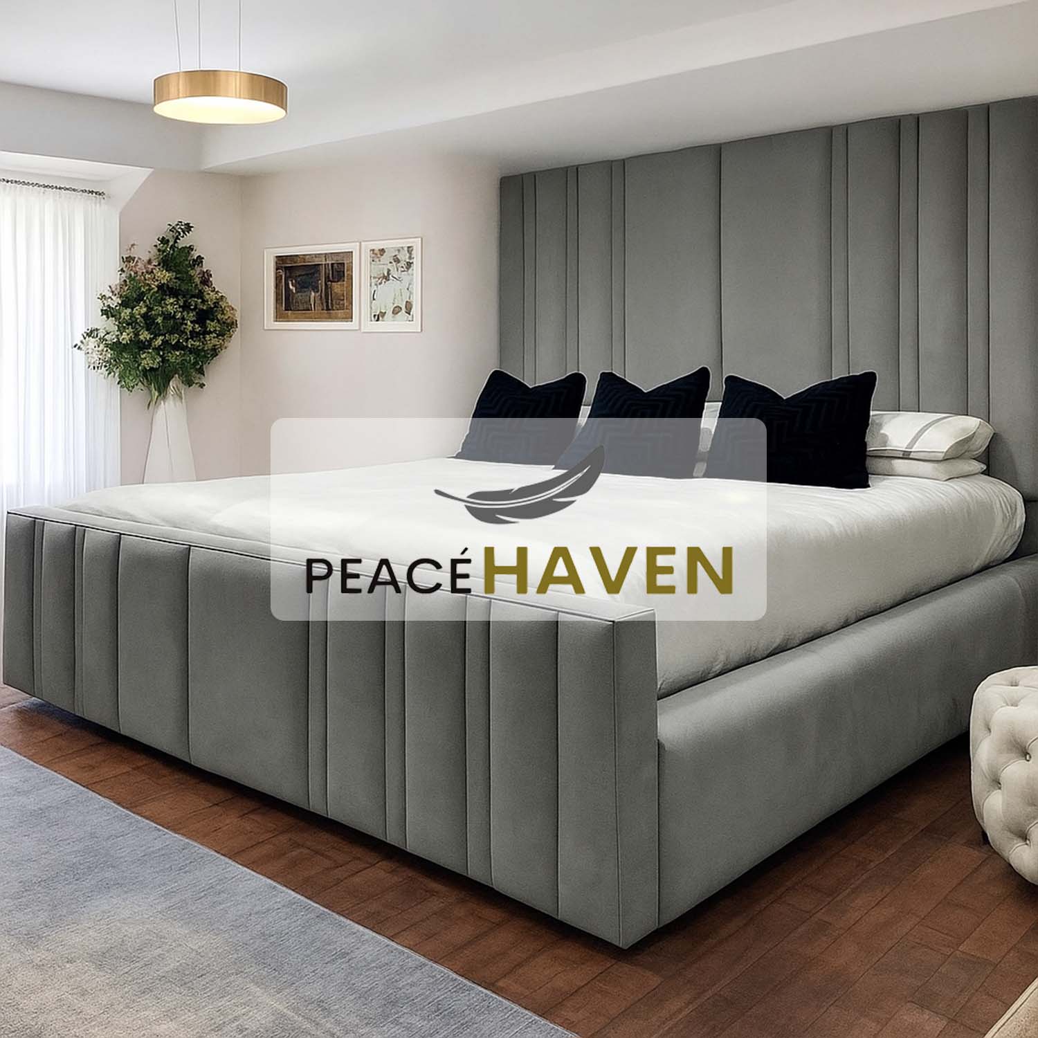 Lucy Bed Frame Vertical Panel